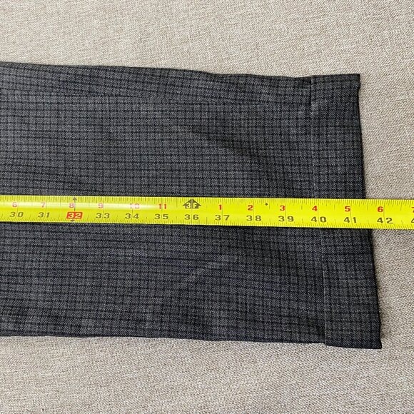 Ralph Ralph Lauren Dress Pants Men's 36 x 32 Black-ish Gray Geometric Office - Picture 13 of 13